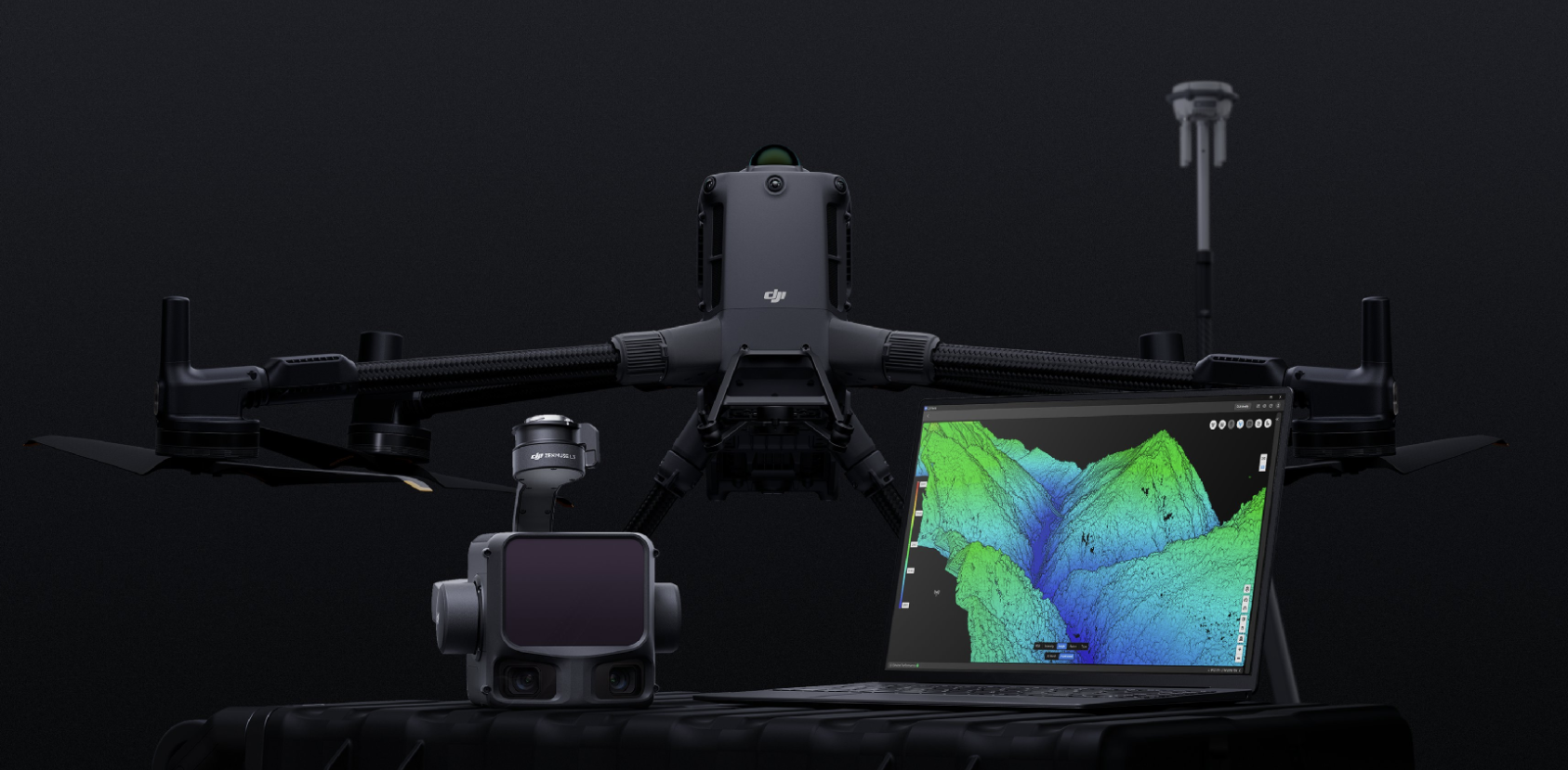 DJI zenmuse L3 lidarová kamera 16